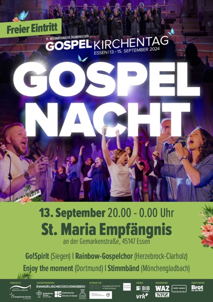 Plakat Gospelnacht Essen